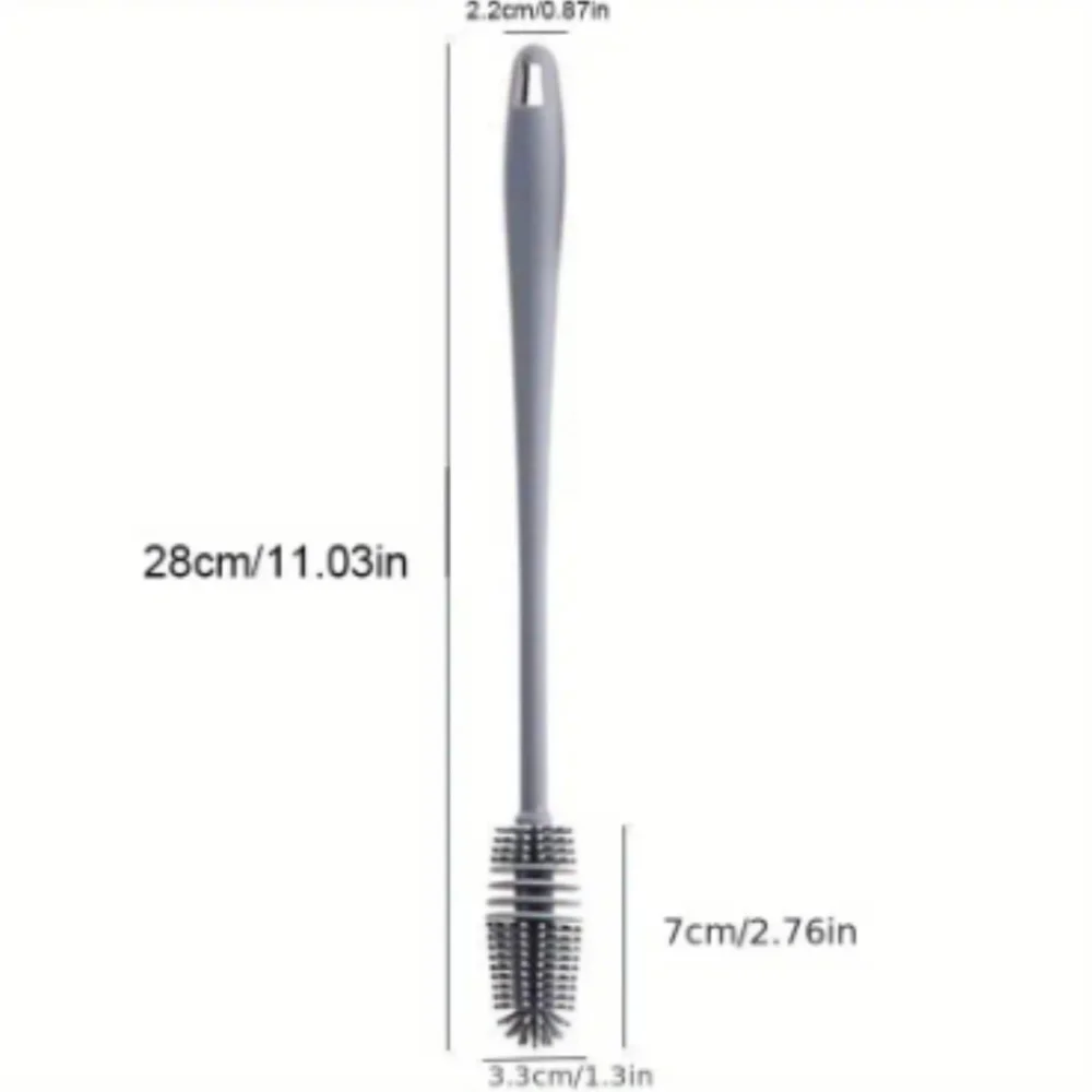 Long Cup Cleaning Brush - Gray
